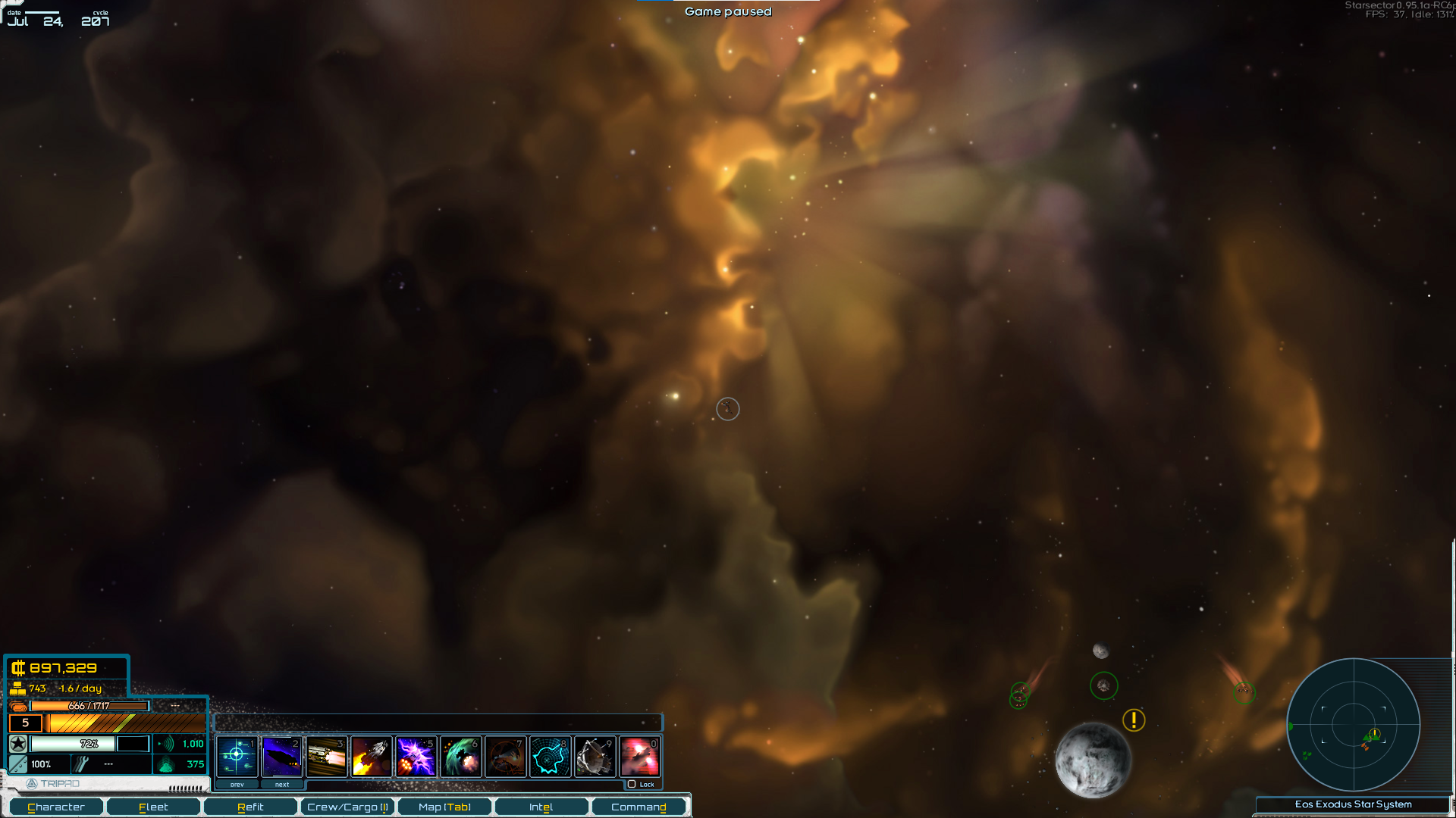 目前这颗星球周围的侦察舰队