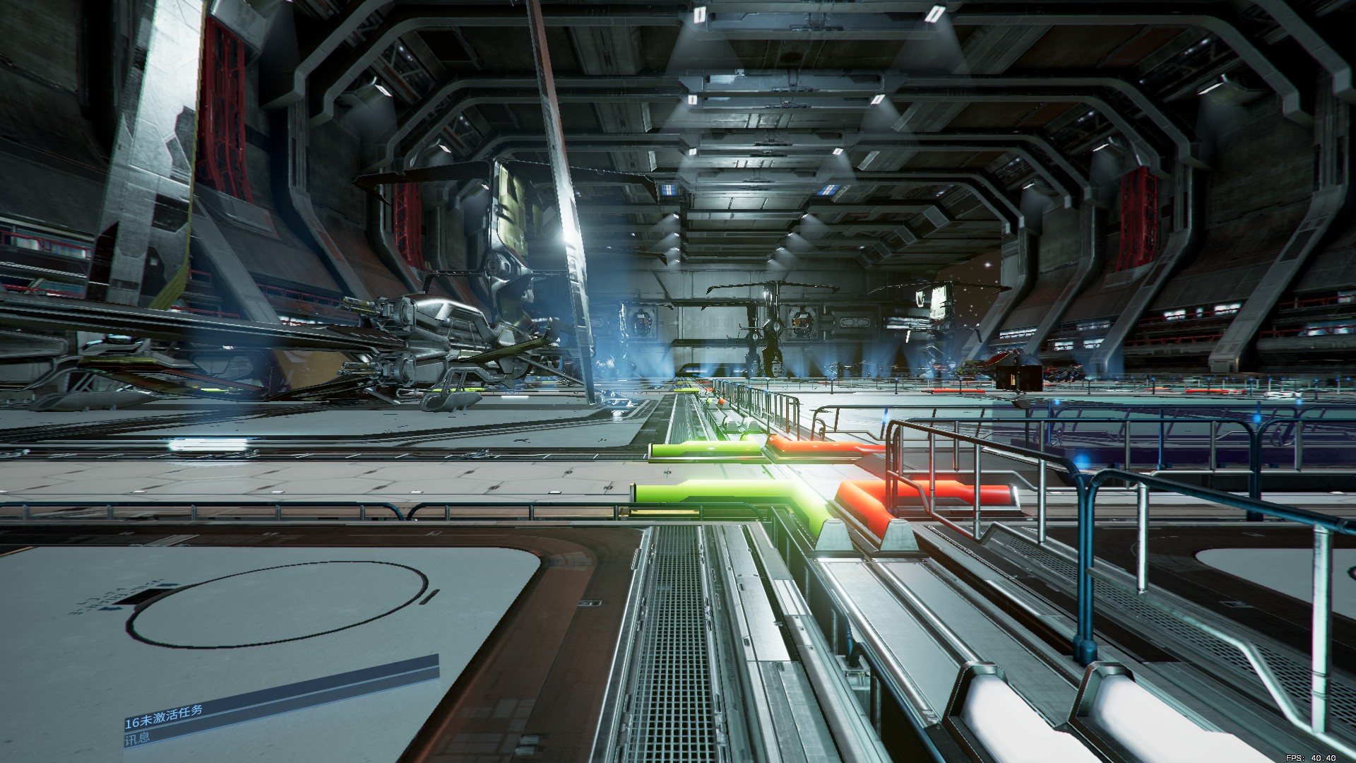 机库里的舰载机