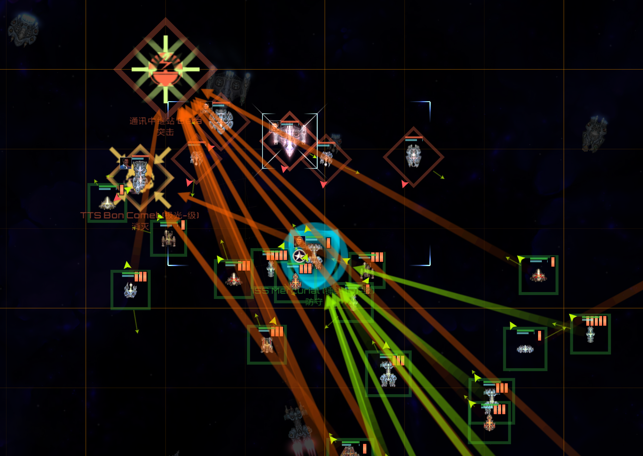 优势在我! 全军列阵!